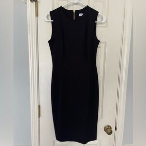 Calvin Klein classic, black sheath dress. Size 2